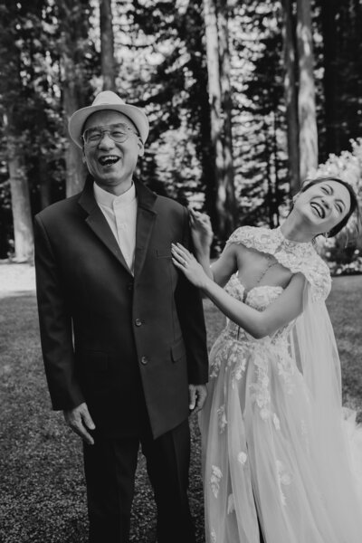 Washington Wedding Photographer, First Look with Dad