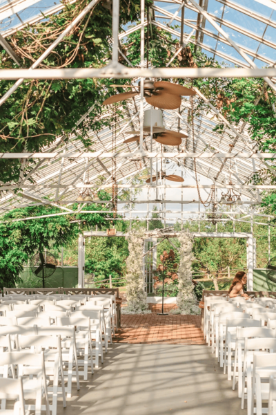 The Barn on the Pemi - The Greenhouse Wedding Setting