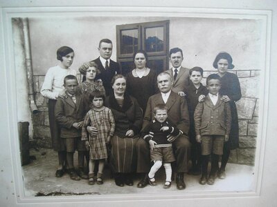 Serbian family photo from the 1930s