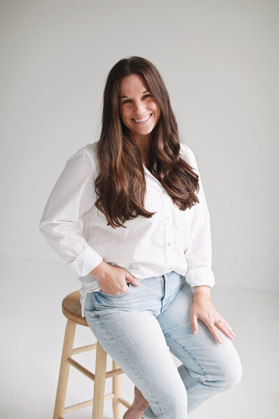 woman smiling