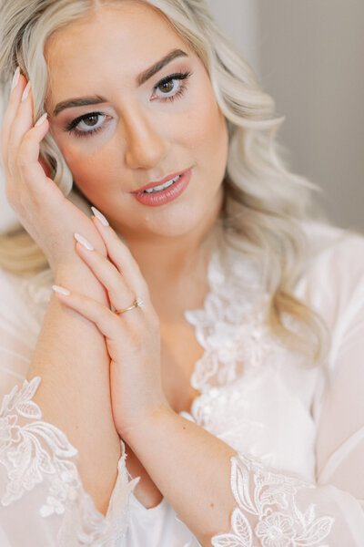 Columbus wedding hair and makeup styling by The Lovely Artistry Collective.