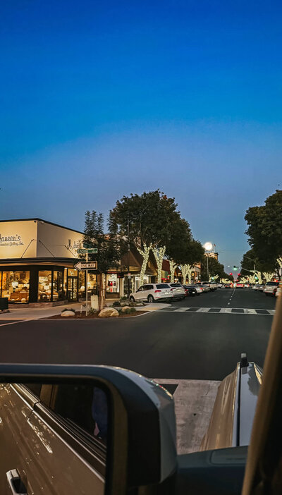 Visalia, CA - Downtown Visalia Fall Lights Street - The Boggs Law Firm