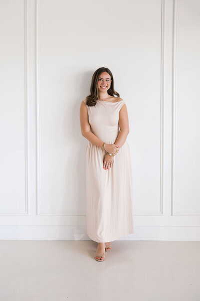 woman smiling