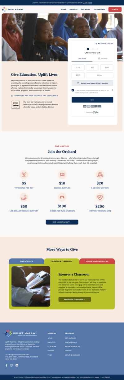 Humankind | Nonprofit Website Templates & Design