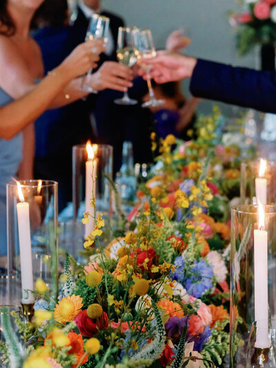 Colorful Coastal Wedding at Rehoboth Beach Country Club