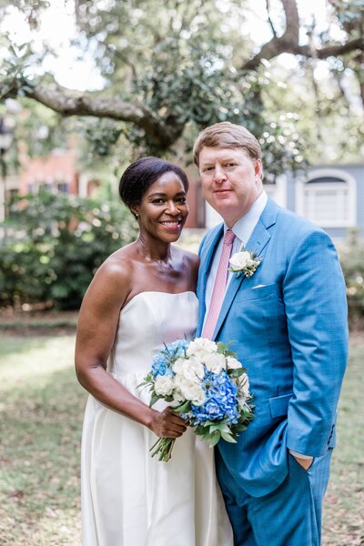 Jocelyn + Chris  elopement in Forsyth Park - The Savannah Elopement Package, Flowers by Ivory and Beau