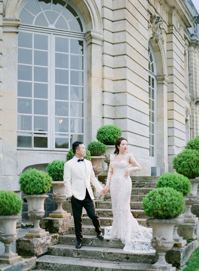 Château de Champlâtreux Bride and Groom