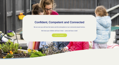 Te Whare Rama Preschools website design