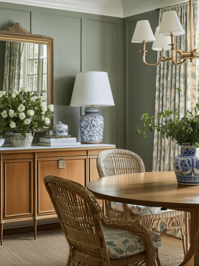 Nancy Meyers Inspired Dining Room