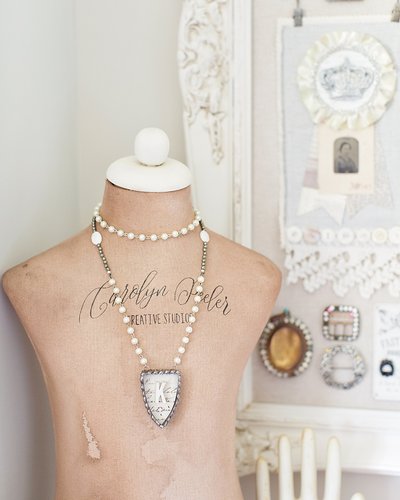handmade necklace by carolyn peeler