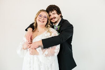 Bride and groom picture at Diamond Springs wedding venue
