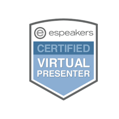 Certified eSpeakers Virtual Presenter Badge