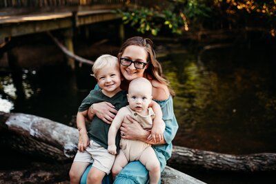 Mom holding son at a Family photoshoot - baltimore family photographer