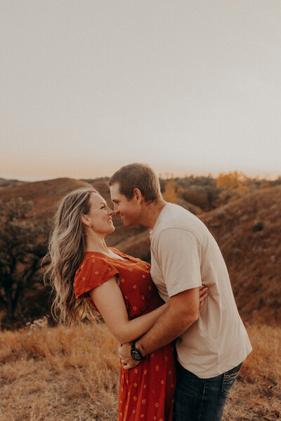 We snuck in some photos of just mom and dad during this beautiful fall sunset