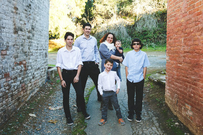 Auburn CA Family of 6 family photo