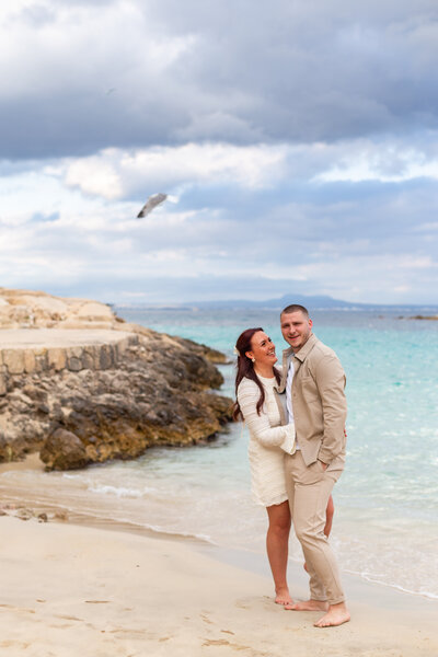 Couple photo shoot in Portal Nous, Mallorca