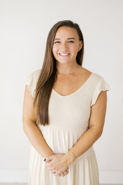woman smiling