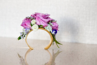 VisArts-Center-Rockville-MD-wedding-florist-Sweet-Blossoms-modern-corsage-Paired-Images-Photography