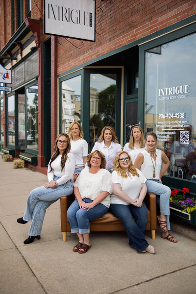 Intrigue Salon team of professional stylists and artists offering beauty services in Menominee