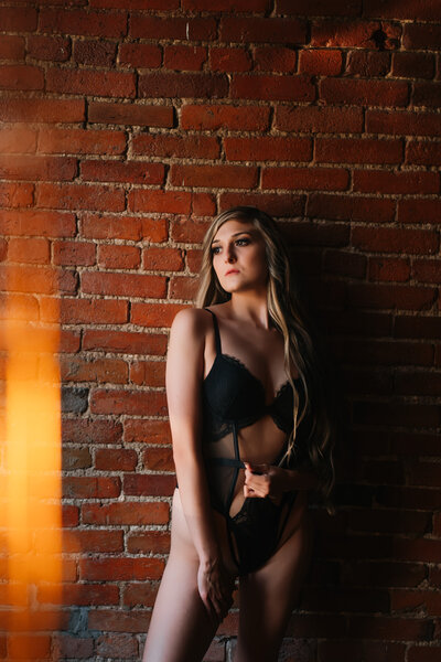 Beautiful boudoir with fur blanket