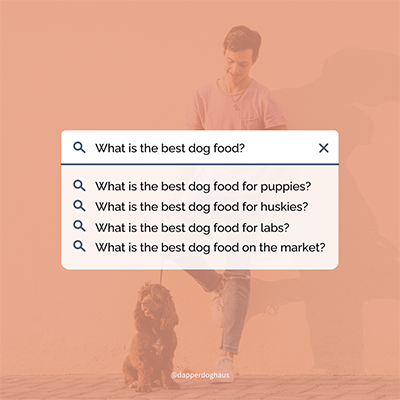 Orange Instagram Template with a search bar graphic