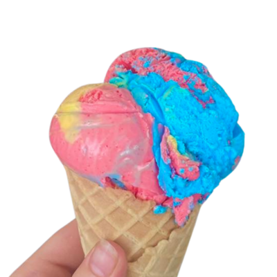 scoop of superman ice cream