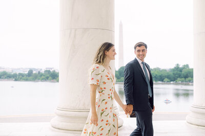 Vintage-inspired film photo of newlyweds on the rooftop of the Quirk Hotel in Richmond, Virginia.