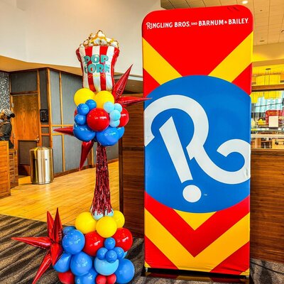 Ringling circus balloons by The Party Pond