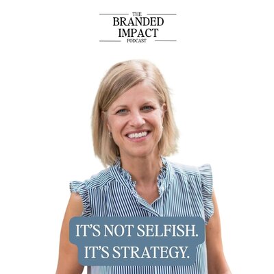 Shari Bieri, Purpose & Well-Being Coach and creator of The C.A.L.M. Method™, on the Branded Impact Podcast.