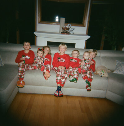 children on Christmas Eve