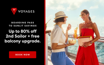 Virgin Voyages up to 80% off 2nd sailor + free balcony upgrade