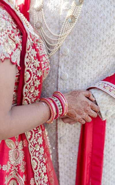 Jacksonville Indian Wedding couples photo details