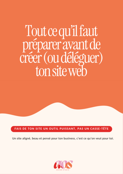 guide pour aider à la création d'un site internet