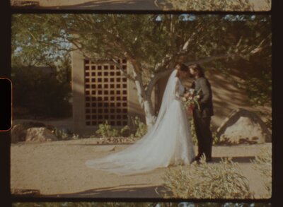 Desert botanical gardens wedding super 8 videography