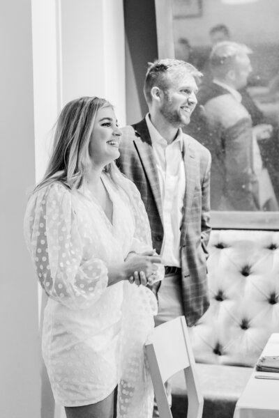 bride and groom photos in Falls Park Greenville