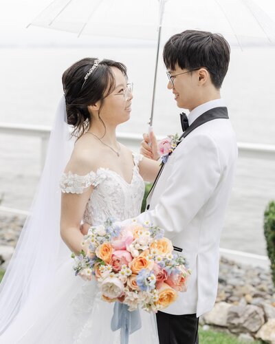 Wedding at Celebrations at the Bay. Wedding florist for Celebrations at the Bay.