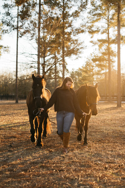 Aiken SC Photographer with horses
