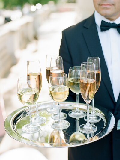 Wedding reception drinks