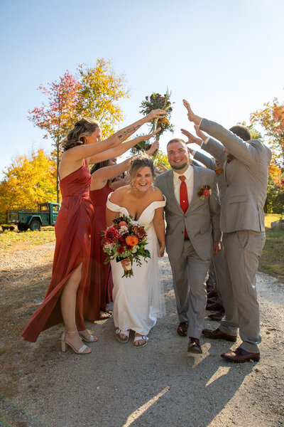 couple smiling and holding each other
