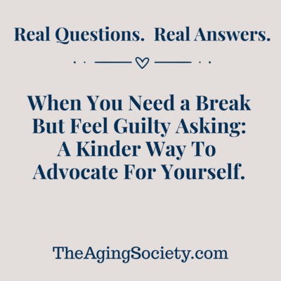 When You Need a Break but Feel Guilty Asking  A kinder way to advocate for yourself.
You’ll hear language that lets you ask for time off with confidence and compassion, without guilt taking over.