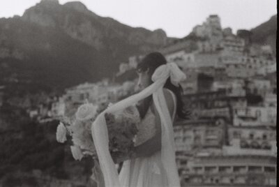 amalfi coast wedding with elegant bridegalia lahav