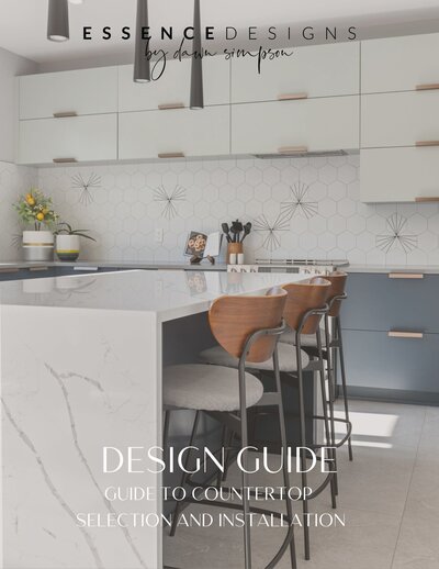 essence designs downloadable guide for countertop selection and installation