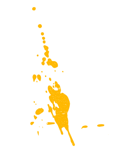 Yellow Paint Splatter Graphic