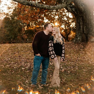 kattie jackson photography - fall family portrait of mom and dad 