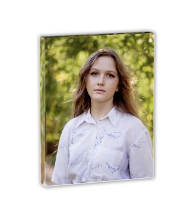 Senior portrait canvas wall art that can be ordered after the gallery is revealed