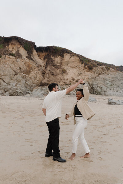 Jessica and husband at Big Sur, California