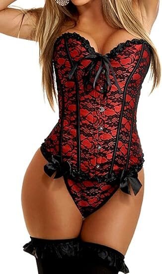 Corset Top Sexy Lingerie Set