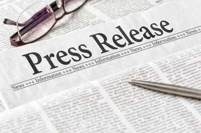 Press release document for book promotion, showcasing editorial and marketing services for authors