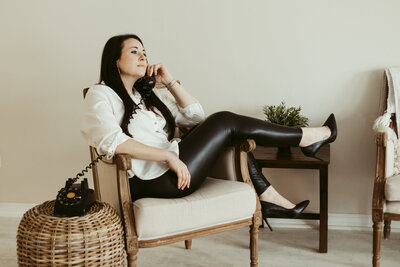 Entrepreneur celebrating increased profits and sustainable business growth