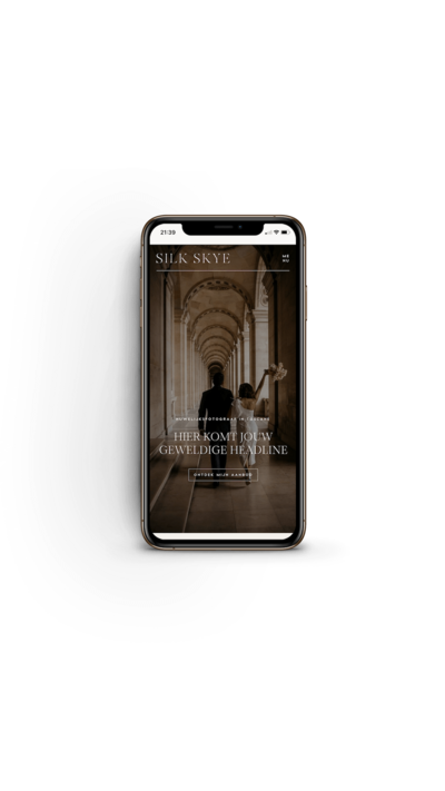 Elegante Showit website template voor fotografen